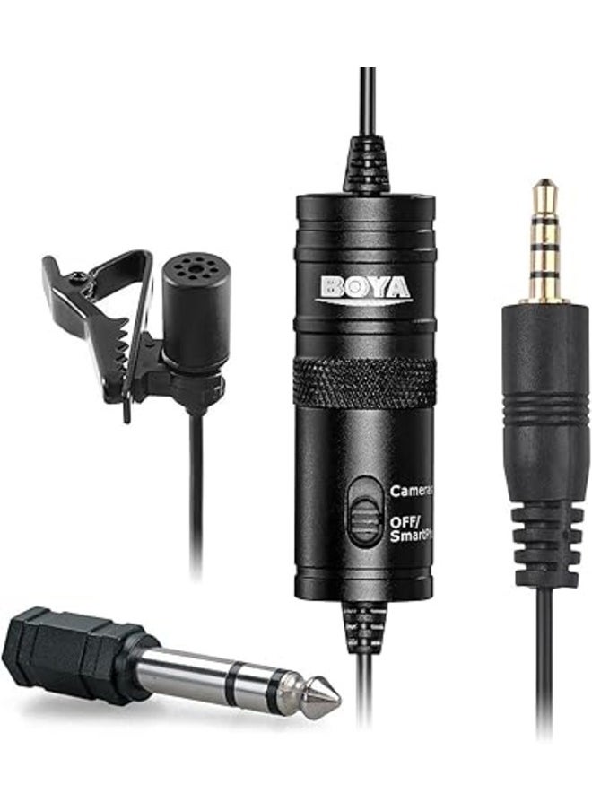 BOYA M1 Tradico Lavalier Omni Directional Condenser Microphone Collar Clip Mic  - Image 4