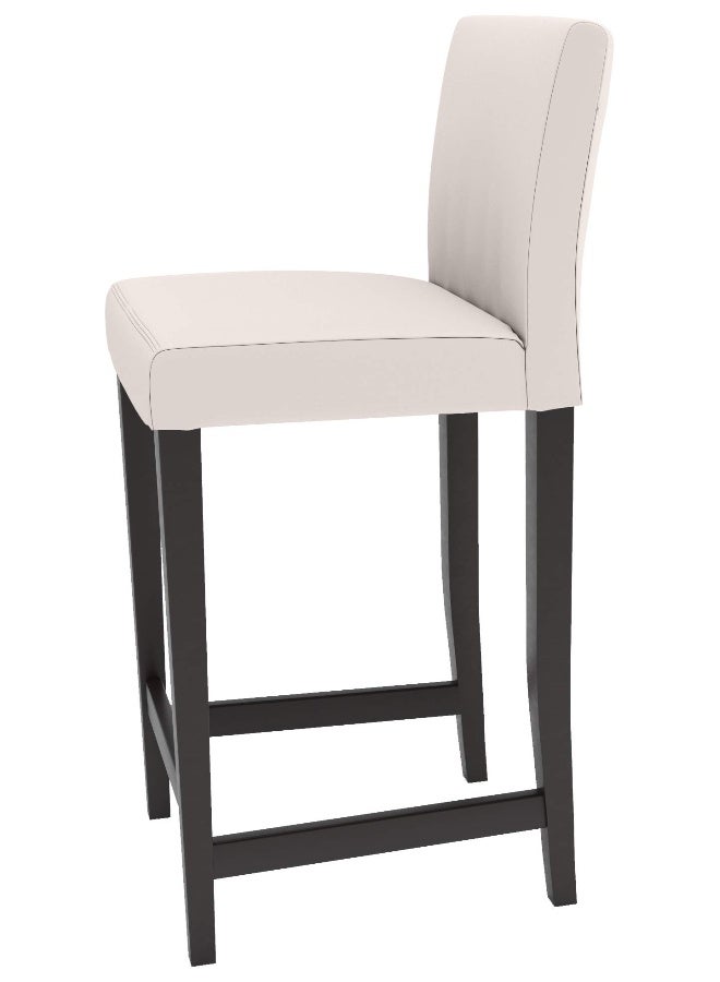 HomeTown Market Seat Width: 18 1/2" Durable Material Henriksdal Bar Stool with Backrest Cover Replacement is Custom Made Compatible for IKEA Henriksdal Bar Stool Chair Cover Or Slipcover (Polyester Flax Beige) - Image 4