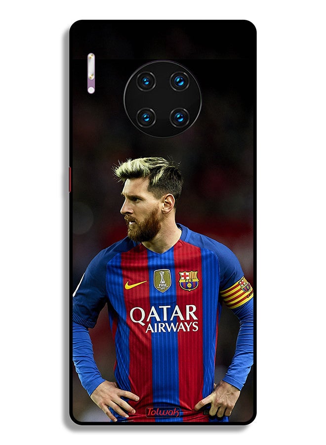Tolwak Huawei Mate 30 Pro 5G Protective Case Cover Messi Barcelona - Image 2