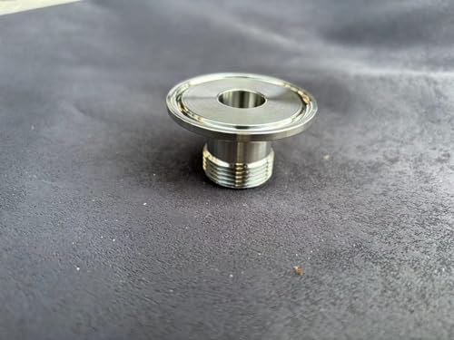 Semfeil Brew 34 Garden Hose To 15 Tri Clover Compatible To Male Garden Hose Adapter 15 Sanitary Tri Clamp Garden Hose Connector - Image 3