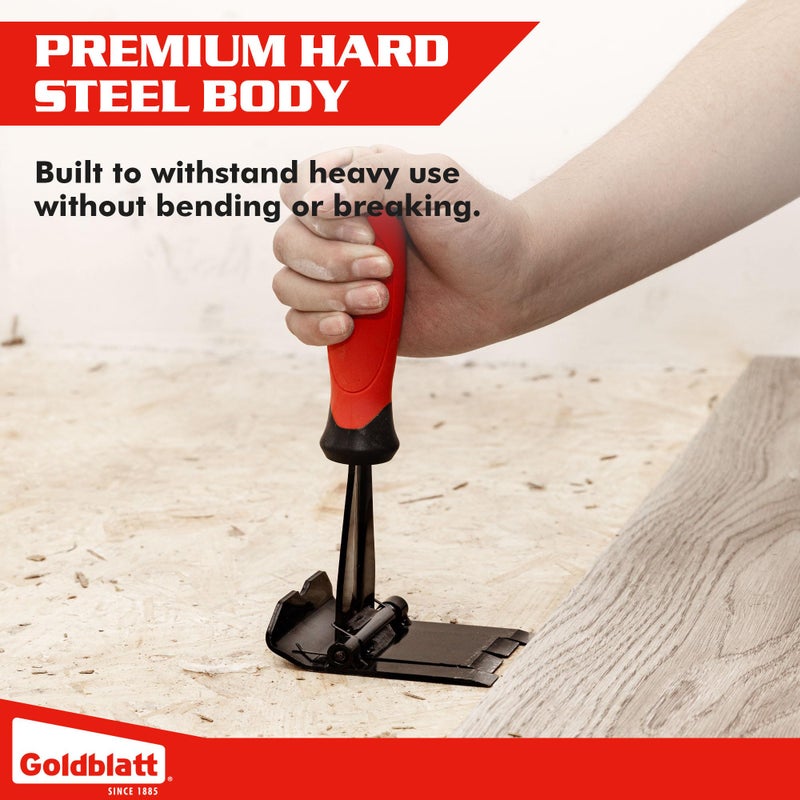 Goldblatt Trim Removal Tool, 3-Inch Baseboard Removal Tool for No-damage the surface, Heavy Duty Pry Bar Removal Multi-Tool for Carpet Tack Strip, Baseboard, Molding, Siding and Flooring Removal - Image 3
