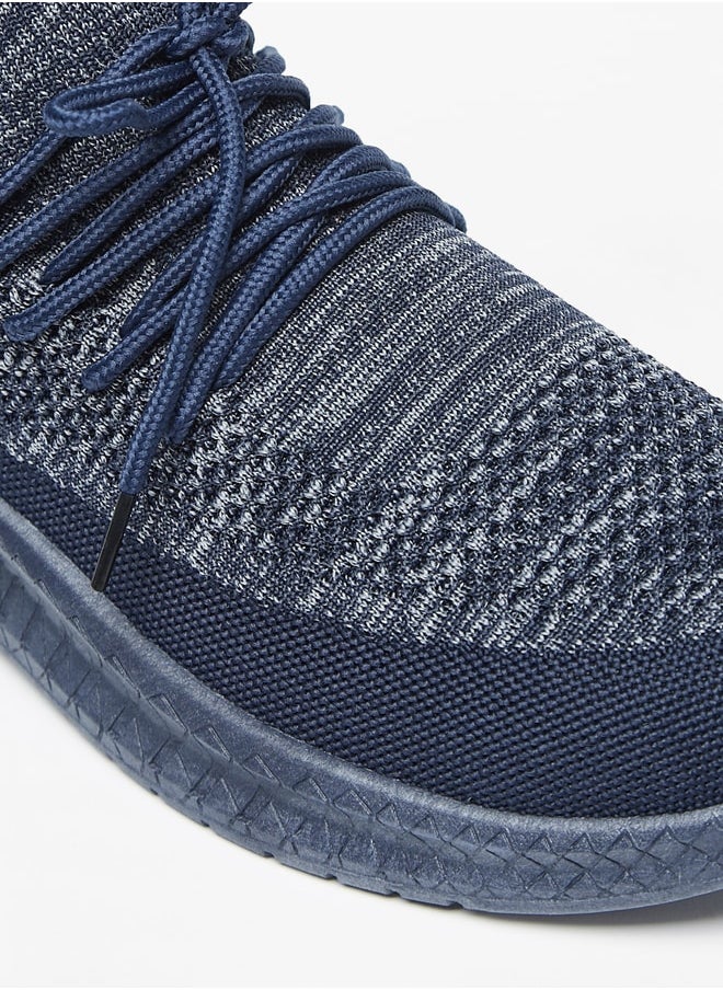 Oaklan by Shoexpress - Men Textured Sports Shoes with Lace-Up Closure - Image 1