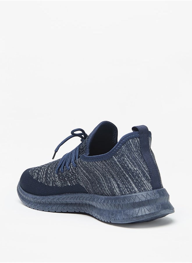 Oaklan by Shoexpress - Men Textured Sports Shoes with Lace-Up Closure - Image 1
