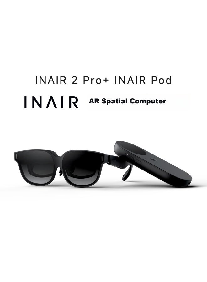 Inair 2 Pro+pod Smart Control Kit, Ar Gl, Smart Gl, Wireless Pc Streaming, 6-screen Expansion, 3dof Spatial Hovering, Deepseek - Image 1