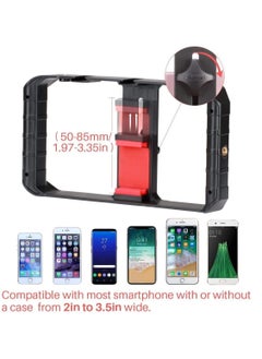 Generic Smartphone Video Rig, Film Making Case, Phone Video with Stabiliser Grip, Tripod Mount for Videomaking, Filmmaker, Videomaker for iPhone X 8 Plus, Samsung  - Image 5