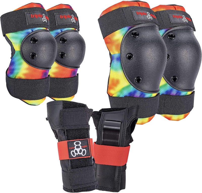 Triple Eight Saver Series Protective Pad Set - Tie Dye - Image 1