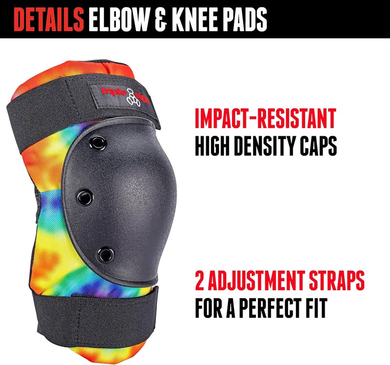 Triple Eight Saver Series Protective Pad Set - Tie Dye - Image 3
