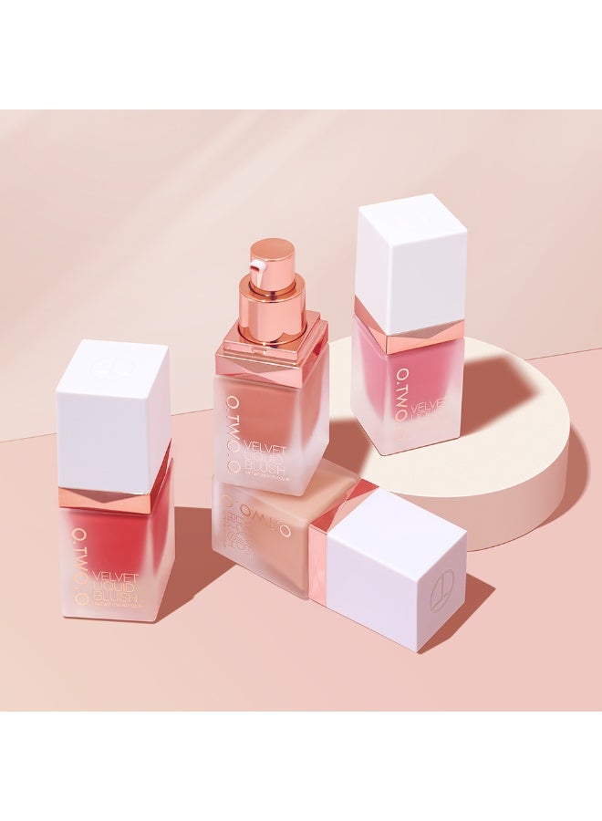 OTWOO Liquid Blush – Lightweight, Blendable & Long-Lasting Glow (#1 PINK PURPLE) - Image 2