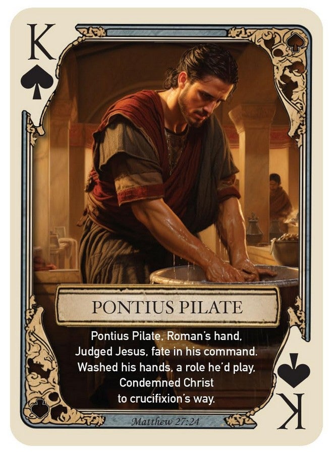 Generic New Testament Character Playing Cards - Features 53 Iconic New Testament Characters with Beautiful Artwork and Poetry, Standard  - Image 5