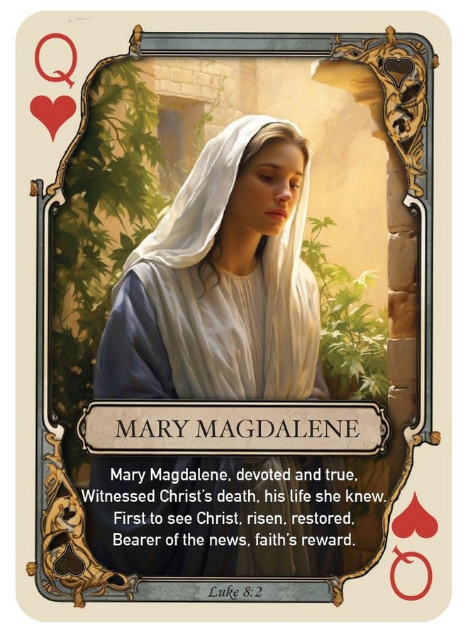 Generic New Testament Character Playing Cards - Features 53 Iconic New Testament Characters with Beautiful Artwork and Poetry, Standard  - Image 4