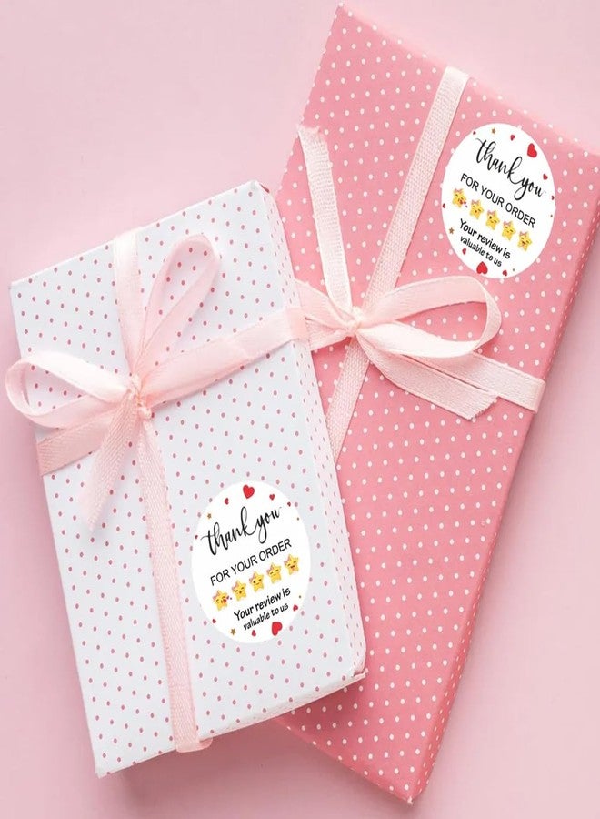 Box Brother 1.5 Inch Star Thank You Stickers for Packaging | Round Self-Adhesive Order Labels for Small Business, Gifts & Online Orders - Pack of 108 - Image 3