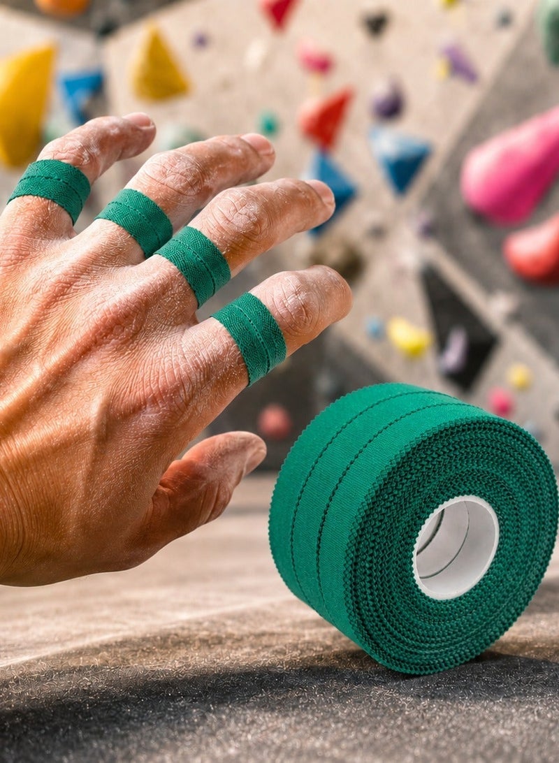 Munyee Hua 3 Rolls Athletic Finger Tape, Latex-Free Skin-Friendly Finger Wrap Tape 1.25 cm x 13.7 m, Extra Strong Adhesive Sports Tape for Finger Support, Hand Grip, Joint Protection, Climbing, Football, Gym, Weightlifting, Padel, Tennis and Volleyball - Image 3