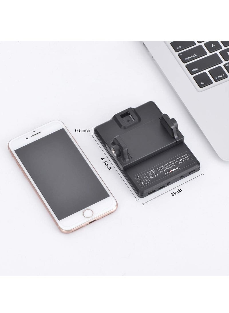 60 LED High Power Rechargeable Clip Fill Video Conference Light with Front  Back Clip, Adjusted 3 Light Modes for Phone, iPad, Laptop, for Makeup,ect. - Image 5