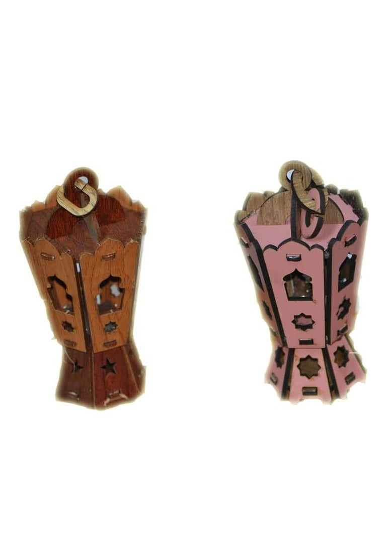 MT Wooden Ramadan Lantern - Image 1