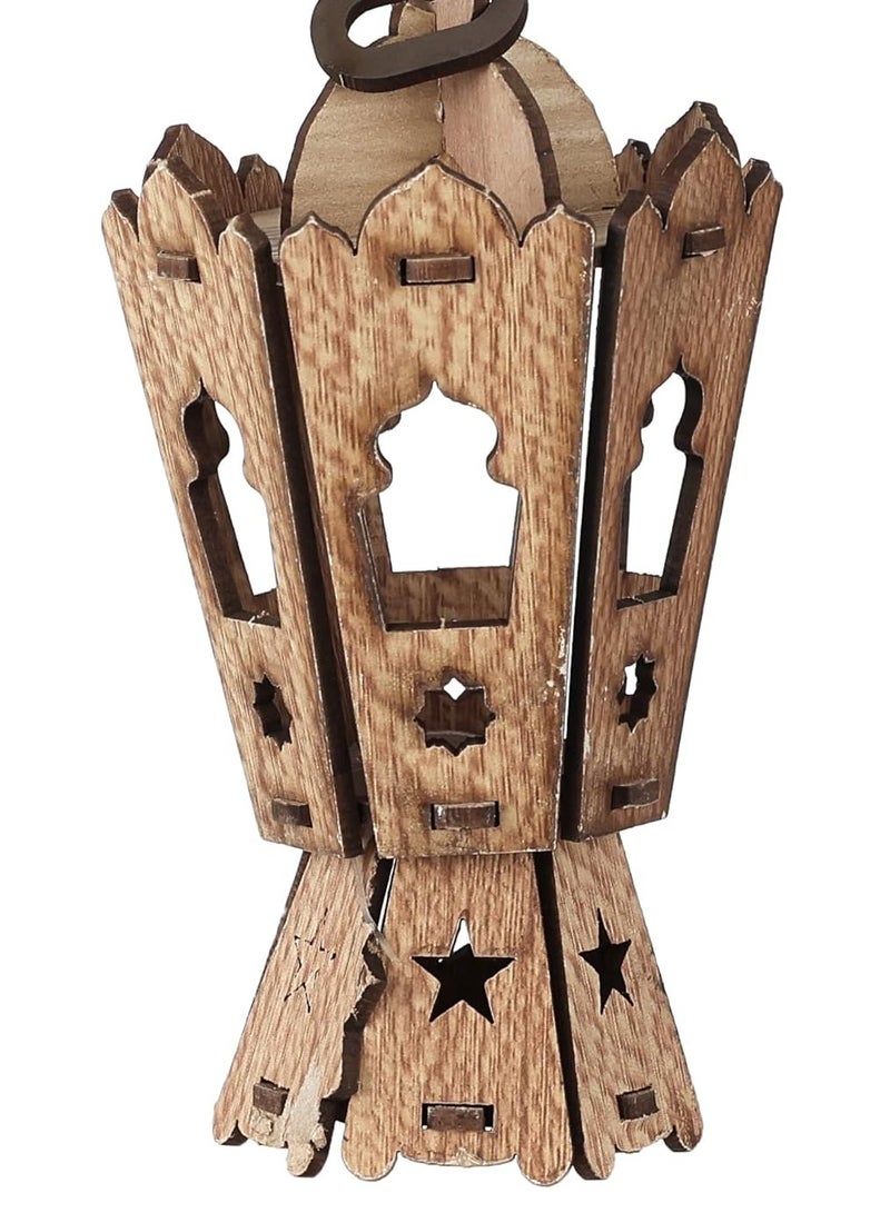 MT Wooden Ramadan Lantern - Image 2