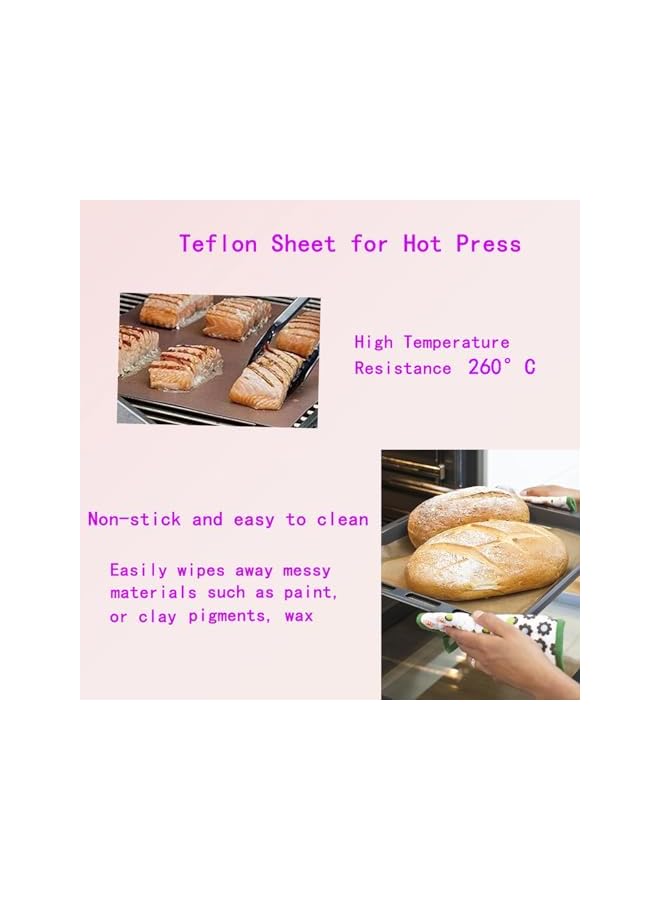 S-TOP 16x20 Inch Baking Sheets 5 Pack, Non Stick Reusable Oven Liners, Heat Protected Easy Clean Cooking Mats for Home Baking Grilling and Daily Kitchen Food Preparation - Image 2