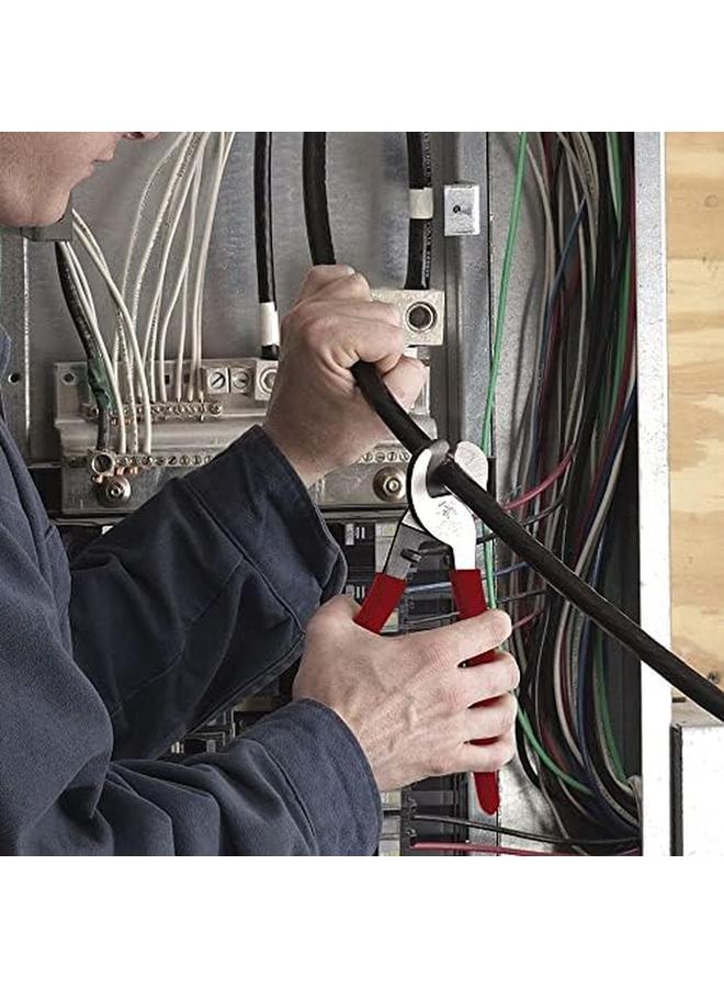 Klein Tools J63050 Cable Cutter Journeyman Cable Cutter Cuts Aluminum Copper And Communications Cable With Shear Type Jaws - Image 3