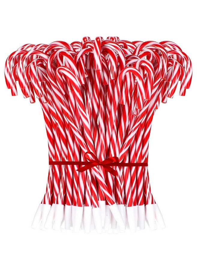 مينبلان قلم حبر جاف على شكل عصا حلوى من Meanplan، 100 قطعة، بتصميم رجل ثلج لعيد الميلاد، مع حبر أسود، كهدية للفصول الدراسية، ولوازم مكتبية (بأسلوب روائي) - Image 1