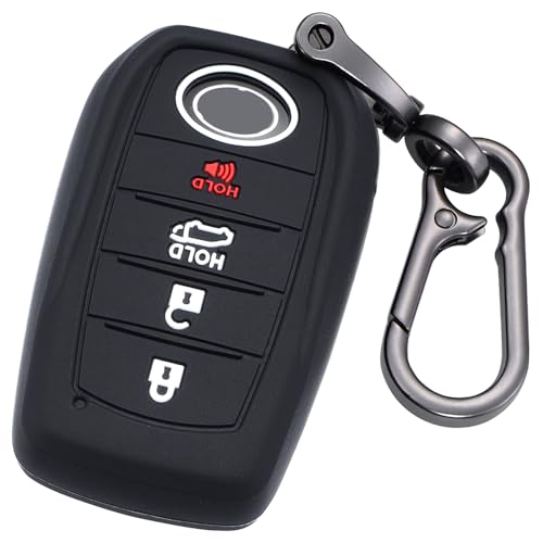 Lcyam Silicone Key Fob Cover, Car Key Protector Case Fits for 2024 2025 Toyota Camry/Prius/Crown/Tundra SR5/4Runner - Image 1