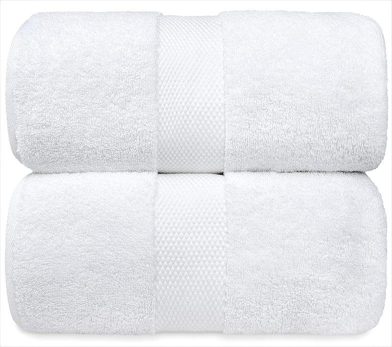 TIQH White Wash Cloth for Baby QuickDry Washcloths Highly Absorbent Soft Feel Fingertip Towels Flannel Face Cloths Set of 2