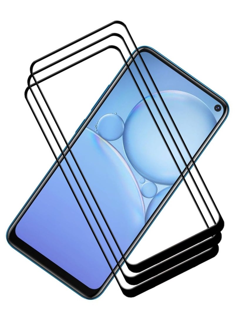 ACLIX 3 Pieces Antistatic ESD Dustproof Premium Quality High Definition Tempered Glass Screen Protector Designed For vivo Y30 - Image 1
