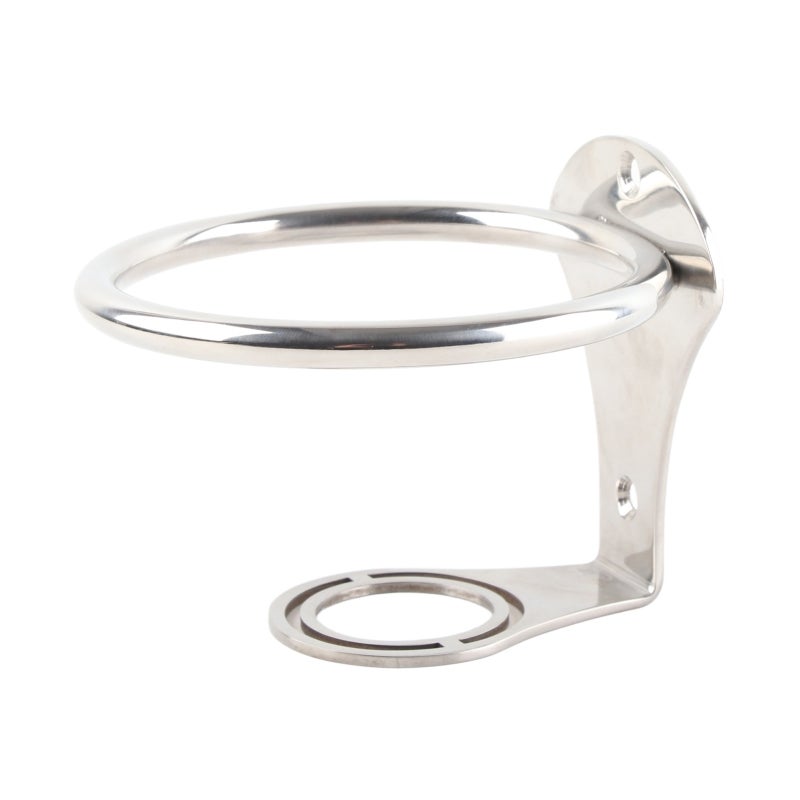 Stainless Steel Cup Holder 3.54 Inches 304 Stainless Steel Rustproof Ring Drink Holder - High Hardness Boat Drink Holder for Boat RV Truck - Image 1