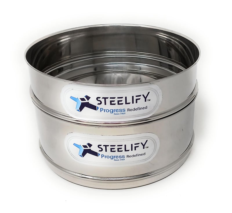 Steelify Steelify Stainless Steel Cooker Separator Suitable for Various Size Pressure Cookers - Lifter Not Included (5 Litre Outer Lid (Prestige Marlex Vinod)) - Image 1
