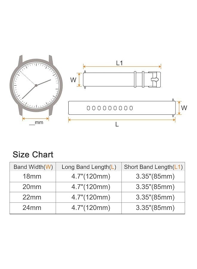 20mm Silicone watch strap: Compatible w/ Samsung Watch 7/6/5/4 (40mm, 44mm), Galaxy Watch 6 Classic 43mm, Huawei GT3 - Sport Wristband， Quick disassembly, no Tools Required(Navy Blue) - Image 3