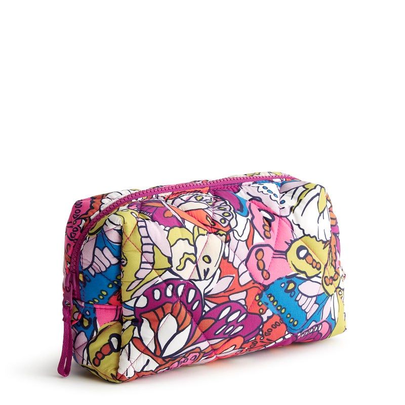 Vera Bradley Women's Featherweight Medium Cosmetic, Flutter, One Size - Image 3