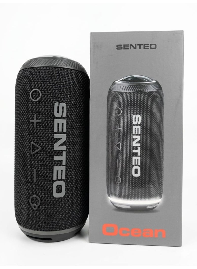 سينتيو مكبر الصوت المحمول Senteo Ocean 16W ببطارية تدوم طويلاً بصوت نقي وقوي متعدد المنافذ (AUX, TF Card, BT) . - Image 1