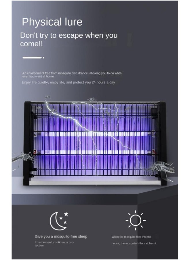 Generic 18W LED Electric Mosquito Zapper Indoor And Outdoor Flying Fly Insect Killer Lamp Bug And Pest Trap Pest Repeller Repellent Traps Eliminator Catcher Lure Zapper Kills Mosquito  - Image 4