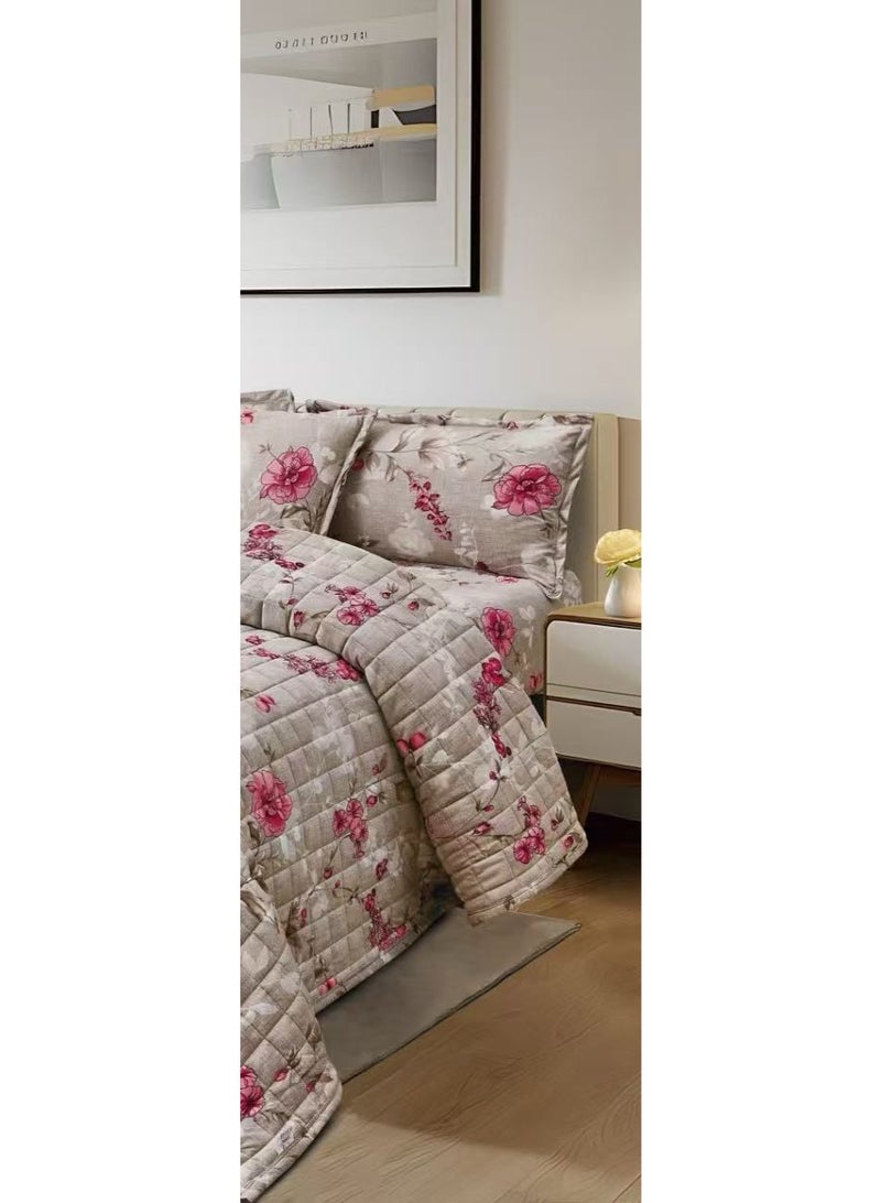 MingLi A compressed, printed, single and a half  Comforter Set consisting of 4 pieces of soft velvet, size 170*220 - Image 4