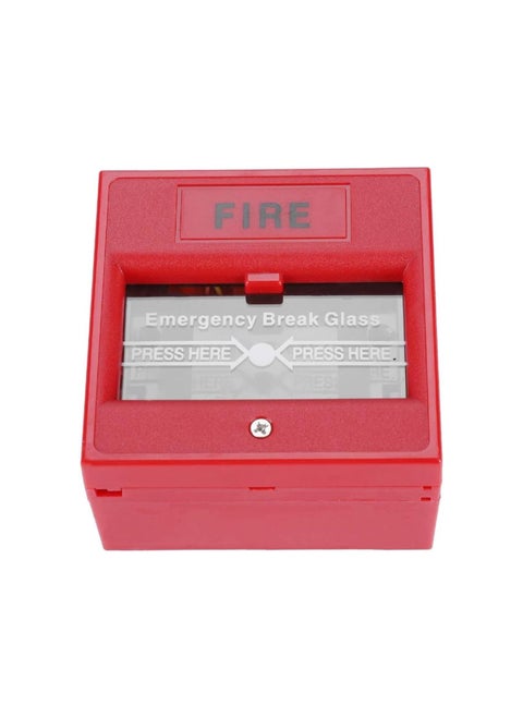 Door Emergency Exit Fire Alarm Button, Emergency Door Release Security Glass Break Alarm Switch for Home/Business Security Fire Panic Box