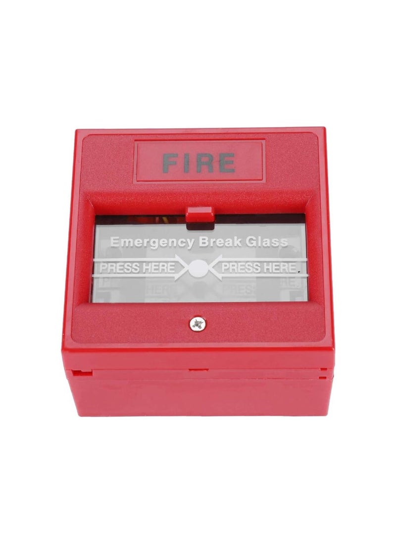 Generic - Door Emergency Exit Fire Alarm Button, Emergency Door Release Security Glass Break Alarm Switch for Home/Business Security Fire Panic Box - Image 1