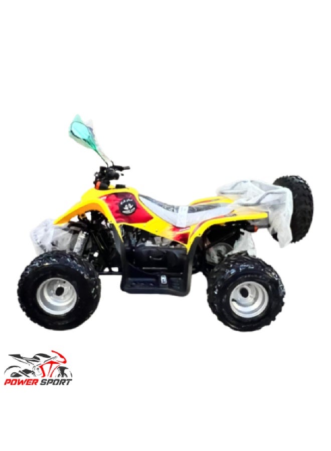 Power Sport 4X4 Motorcycle Sport Sport 100Cc - Yellow - Image 1