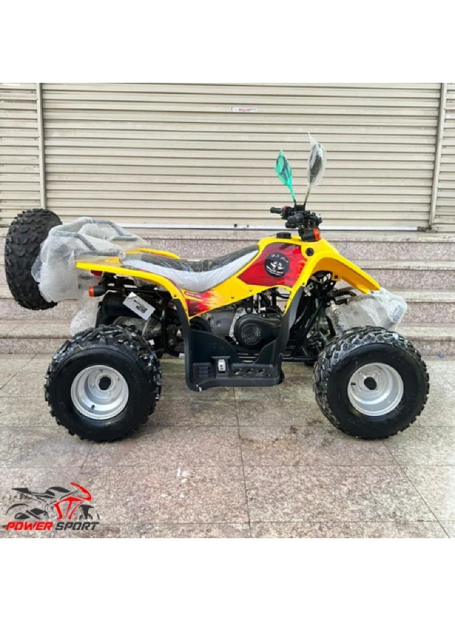 Power Sport 4X4 Motorcycle Sport Sport 100Cc - Yellow - Image 2