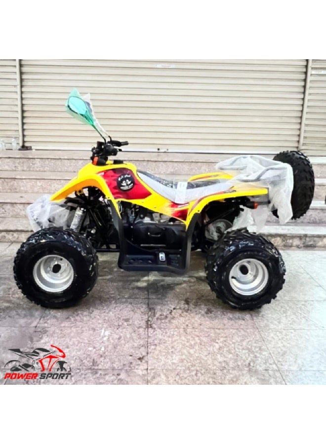 Power Sport 4X4 Motorcycle Sport Sport 100Cc - Yellow - Image 3