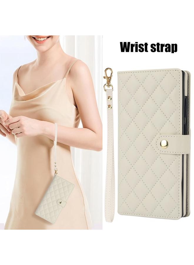 erorex Case For Samsung Galaxy Note20 Ultra Crossbody Multifunction Rhombic Leather Phone Case - Image 2