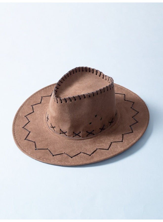 Toy Box Unisex Cowboy Hats for Travel and Picnic Wear Use Western Hat Stylish - Image 1