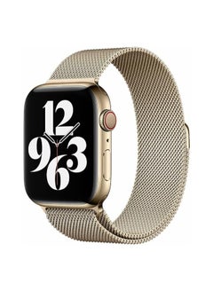 HYPHEN HYPHEN RALEIGH Stainless Steel Watch Strap Band For Apple Watch Series 6/5/4/SE (Rose Gold, 38-40 MM)  - Image 1