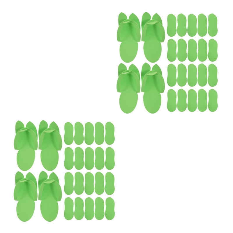 Pairs of Disposable Slippers Assembled Slipper Footwear Random Color - Image 1