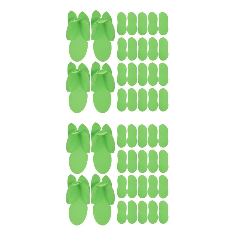 Pairs of Disposable Slippers Assembled Slipper Footwear Random Color - Image 4