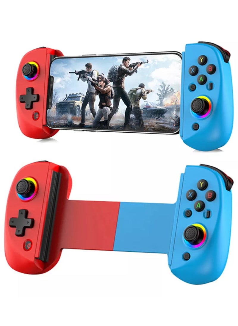 Generic - D8 Telescopic Mobile Phone Gamepad Bluetooth-Compatible5.2 Wireless Game Controller Joystick for Android IOS Ps3 Ps4 Switch PC - Image 1