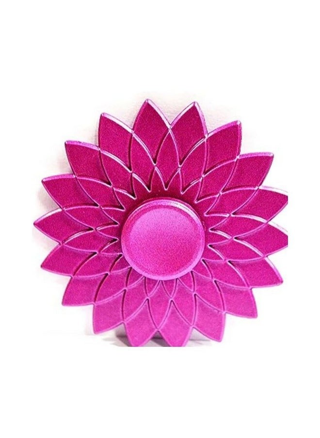 Premsons - Premsons® Hand Spinner Desk Toy - High Speed Smooth Finger Spin Sensory Fidget Stress Relief Game Play for Kids & Adults - Birthday Party Gift - Metal - (Purple Lotus) - Image 1