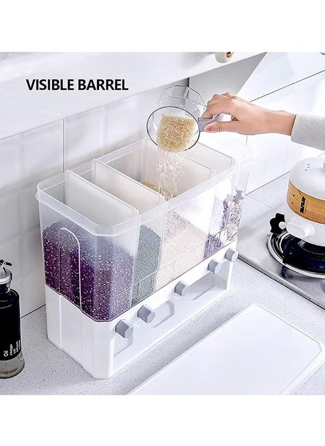 Generic - Rice Dispenser, Rice & Grain Storage Container Rotating Rice Storage Bucket - Image 1