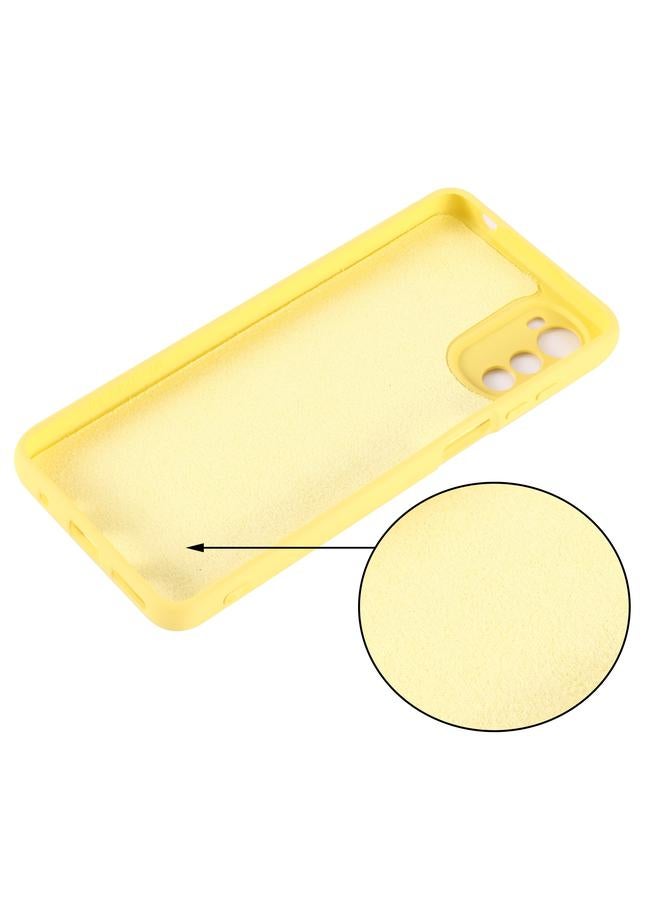 S-TOP Case For Motorola Moto E32 4G Pure Color Liquid Silicone Shockproof Phone Case - Image 5
