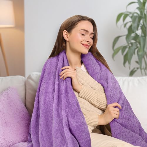 Hangerspace Gifts for Mom, Birthday Gifts for Women, Relaxing Spa Gifts Care Package with Luxury Flannel Blanket, Light-Up Rose Flower, Unique Mothers Day Gifts for Mom, Wife, Grandma, Sister, Friends - Image 4