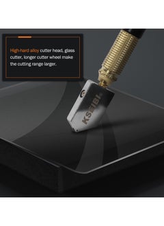 KSEIBI Oil Feed Glass Cutter, 180mm, Professional Glass Cutter, Reduces Friction and Improves the Quality of the Cut, Pencil Style Oil Feed Carbide Tip Glass Cutter for Mirror/Tiles/Mosaic.  - Image 2