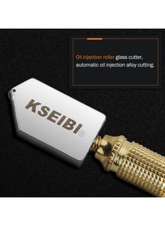 KSEIBI Oil Feed Glass Cutter, 180mm, Professional Glass Cutter, Reduces Friction and Improves the Quality of the Cut, Pencil Style Oil Feed Carbide Tip Glass Cutter for Mirror/Tiles/Mosaic.  - Image 3