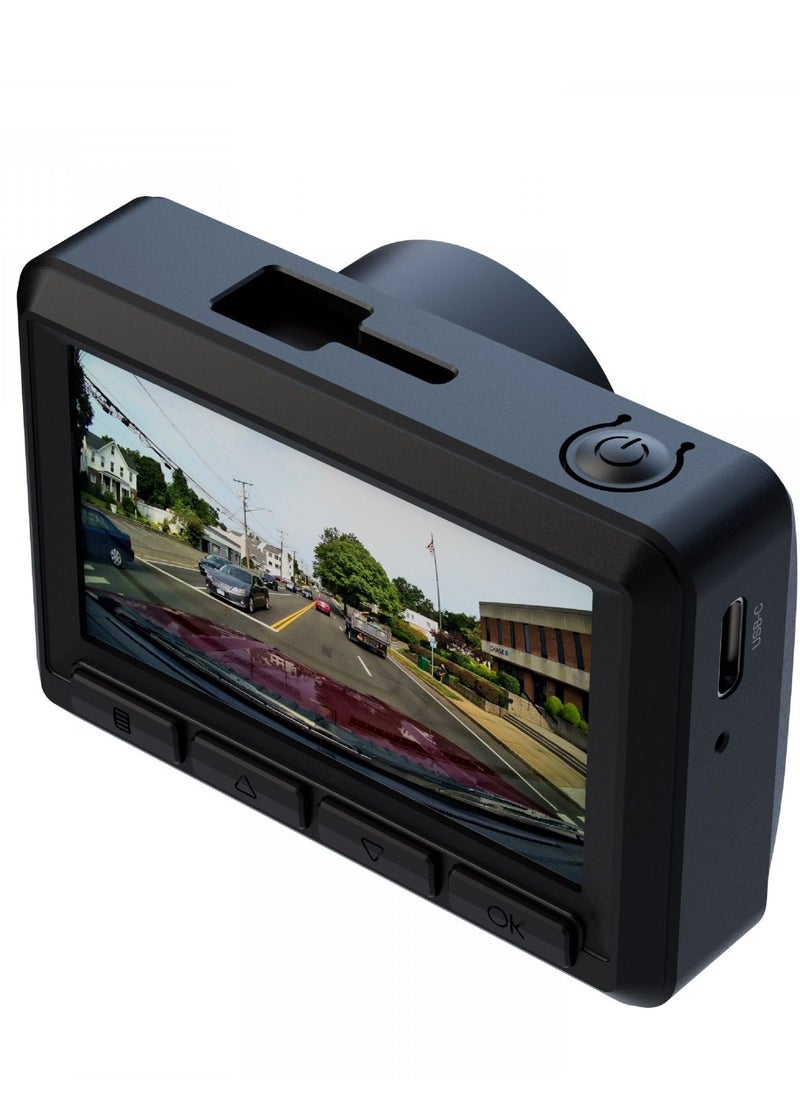 Powerology - Dash Camera / Full HD 1080P Recording / WIFI camera with Motion Sensor and Parking Guard - Black - Image 1